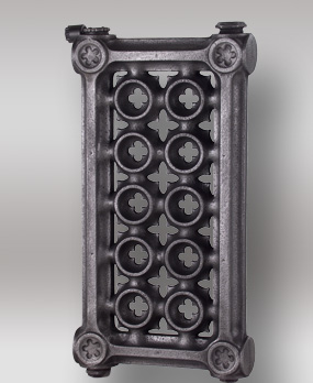 Antieke radiator Model: Gottic (anno 1870)