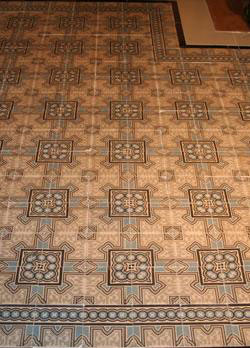 Antique Floor in the showroom.