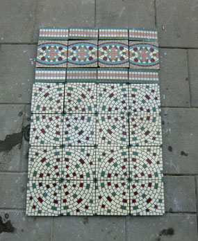 Antique Floor Tiles model: Art-deco ceramic motif tiles