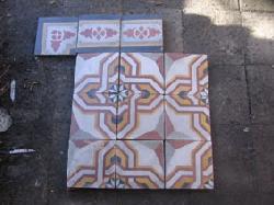 Antique  floor tiles model: Art-deco cement motif tiles